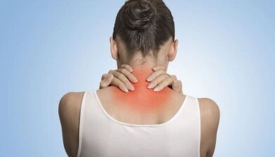 Signs and symptoms of a neck osteochondrosis