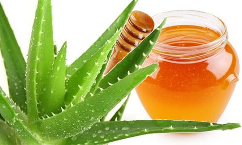 Therapeutic compresses for cervical osteochondrosis are made on the basis of aloe and honey